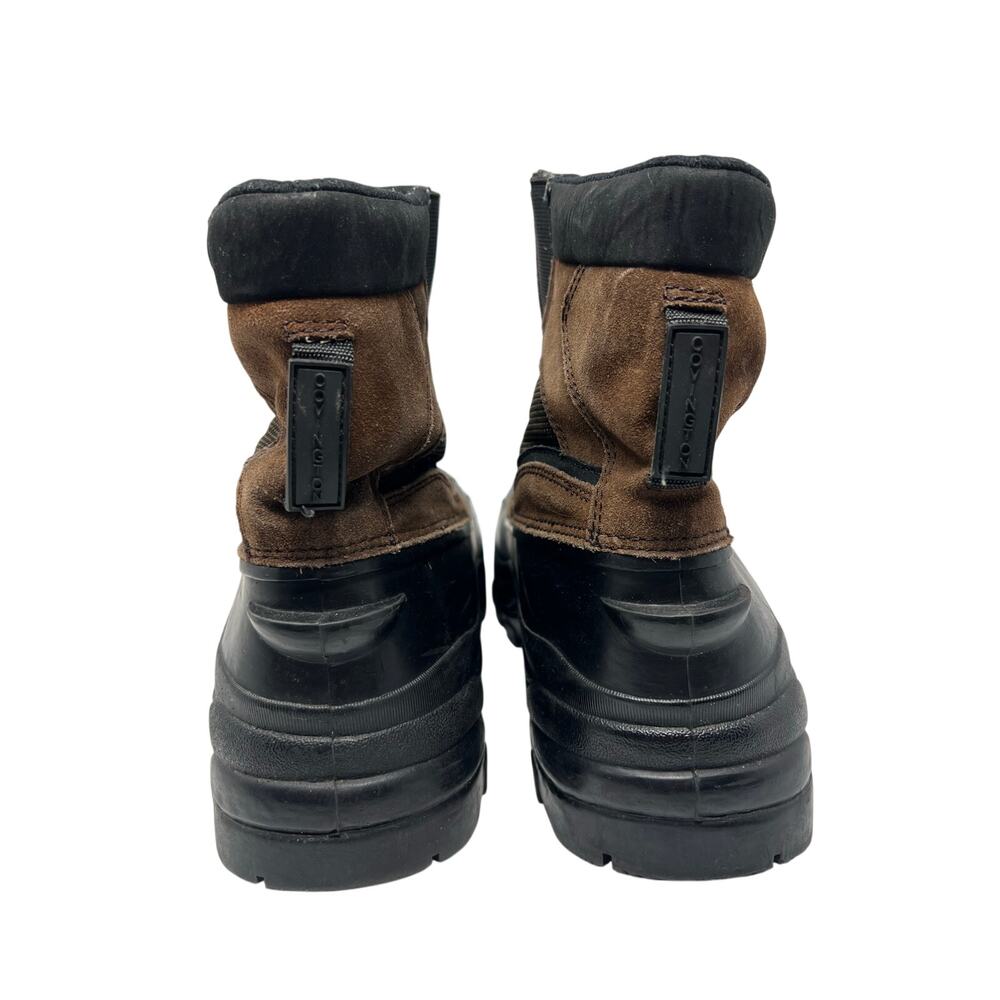 Men Covington Brown Leather Waterproof Insulated Work Outdoor Boots 11 - Picture 6 of 10